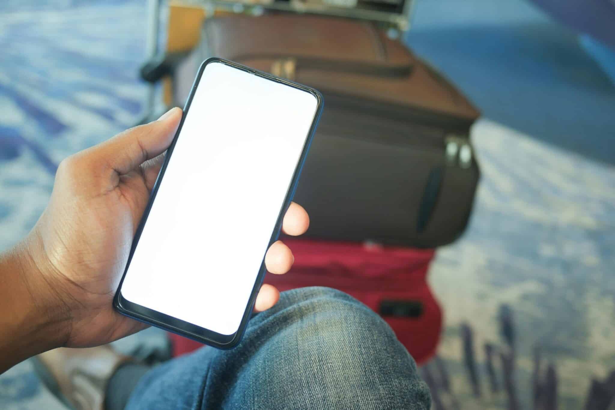 Booking Direct – Smartphone at Airport
